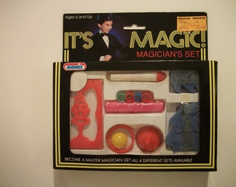 Vintage It's Magic! Children's Magician Set by Mannix- MISB- Set #1 of 4