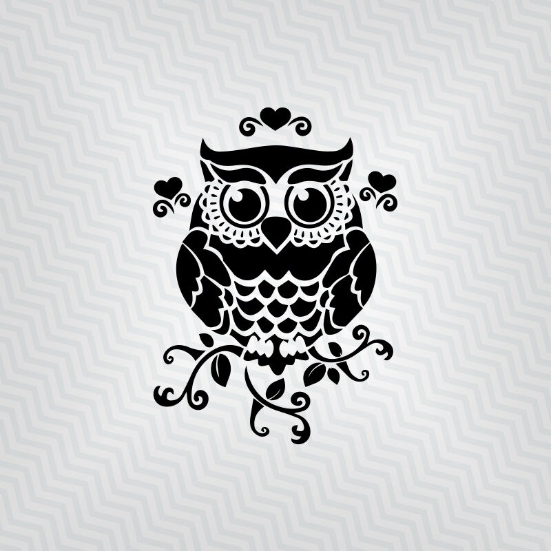 Download Owl svg Owl Design Cutout Vector art Cricut Silhouette