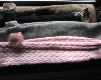 Cashmere Arm warmers - fingerless gloves - typing gloves