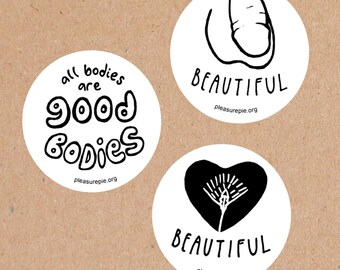 Body Love Stickers - Set of 3
