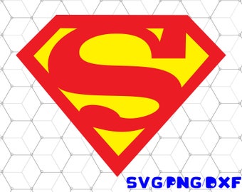 Superman svg,dxf,png/Superman clipart