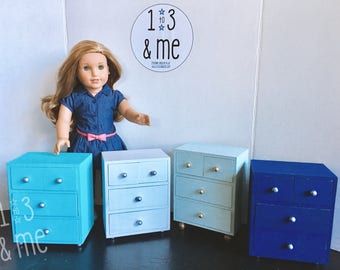 The Megan - 4 drawer chest for 15-18" dolls
