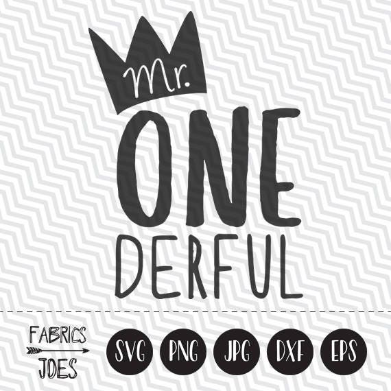 Download Mr. One-derful svg First Birthday svg Crown svg Boy ...