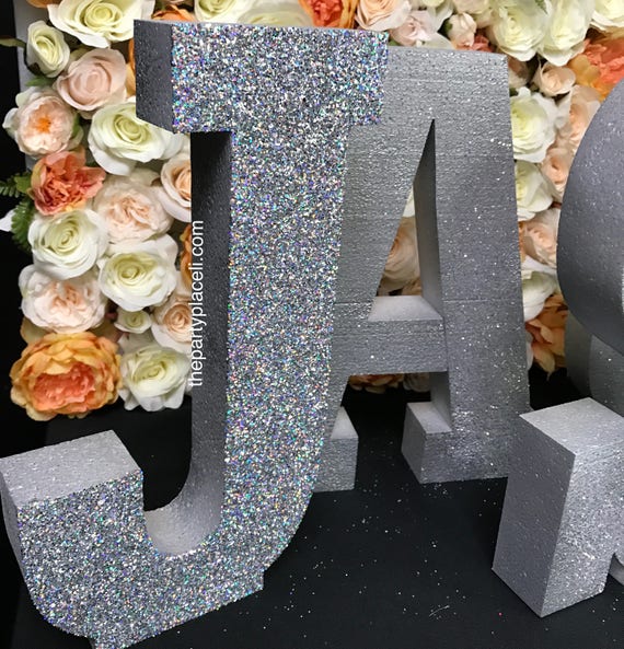 Large Freestanding Foam Letters perfect for photo prop vip
