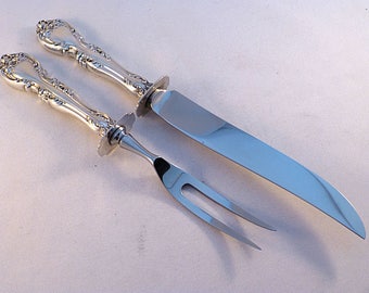 Melrose-Gorham 2-PC Sterling Carving Set