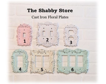 Light Switch Cover, Light Switch Plates, Outlet Covers, Plug Cover, Shabby Chic, Switchplate, Outlet Plate Covers, The Shabby Store