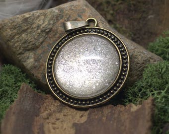 Pendant silver & gold pretty reflections