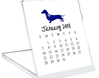 2018 Weenie Dog Calendar- Dachshunds by Rose Street Design