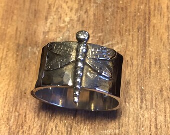 Ring "Dragonfly" 925/-Handmade