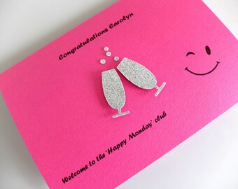 Funny Retirement Card, Comical Retirement Card, Personalised Retirement Card, Early Retirement Card, Custom Made Cards, Happy Monday Club