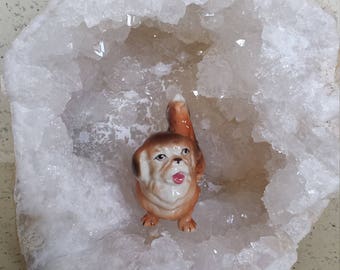 Miniature Bone China Dog