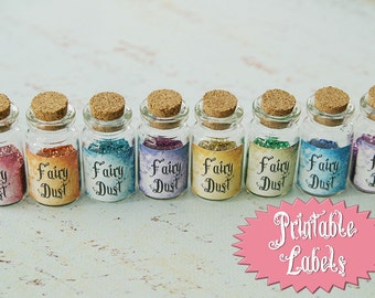 Fairy Dust Labels INSTANT DOWNLOAD