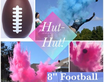 8" FOOTBALL Gender Revea Ideas Football Reveal Gender Reveal Ball Gender Reveal Party Reveal Ball Baby Girl Boy