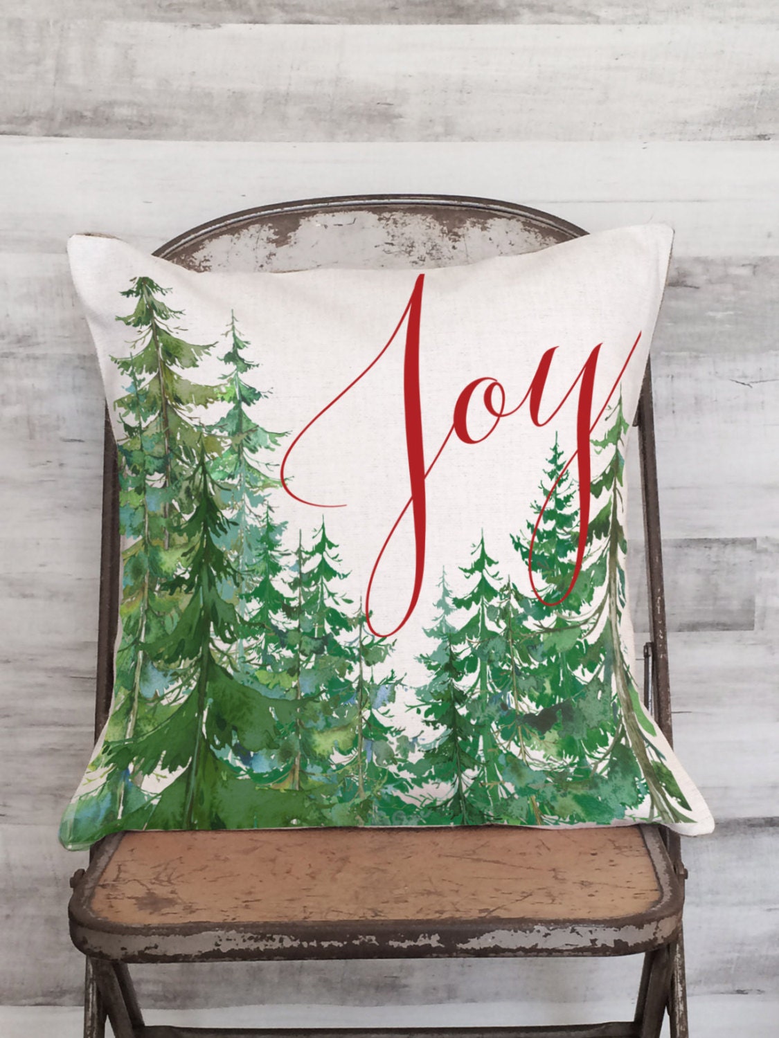Pillow Cover Christmas Tree JoyChristmas