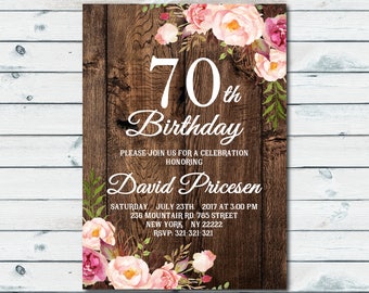 50th Anniversary Photo Party Printable Invitation