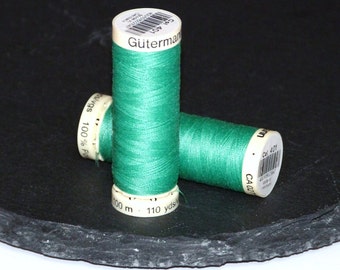 1 Reel Gutermann Sewall Thread Green - 401- Polyester 110 yards 100m
