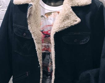Wrangler Vintage Work Jacket Mono Printed