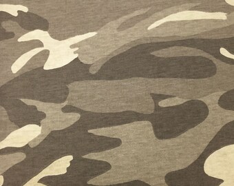 100% Cotton Cameo Print Jersey Knit Fabric (Wholesale Price Available By the Bolt) USA Made Premium Quality - 2534 - 1 Yard