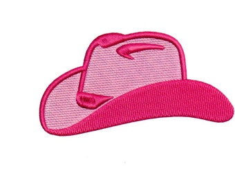 Embroidery Designs Cowgirl Hat Cowgirl Hat Outline and with Flower Set of 3