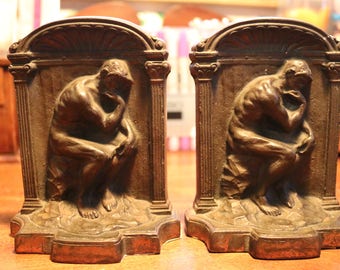 Thinking Man Bookends