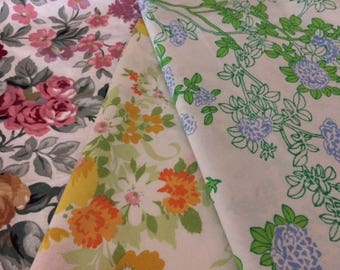 Anthropology Inspired Lunchbox Cloth Napkins, Set of 6, Environmentally Friendly, by CHOW with ME