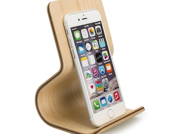 Phone Stand Maple| iPhone Wood Stand | Telephone Wood Stand | Maple SPECIAL EDITION