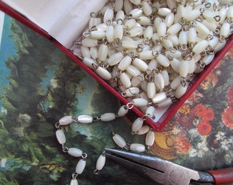 Oval Mother Of Pearl Rosary Links