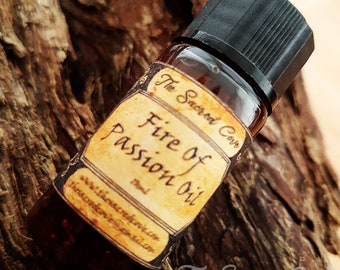 Fire of Passion Oil | Lust Passion Love Oil | Magickal Oils | Anointing Oil | | Hoodoo Oil