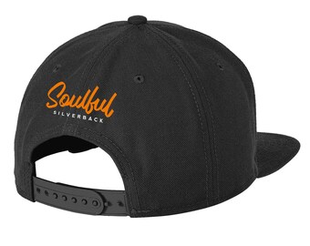 Soulful Silverback New Era Snapback Cap, Black