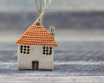 Wall ornament House ornament Holidays decor Wall hanging Holiday tree ornaments