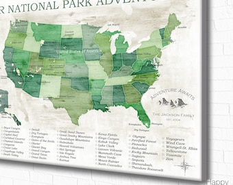 national parks map national park gift gift for hiker us national parks usa map with national parks gift for traveler push pin map usa