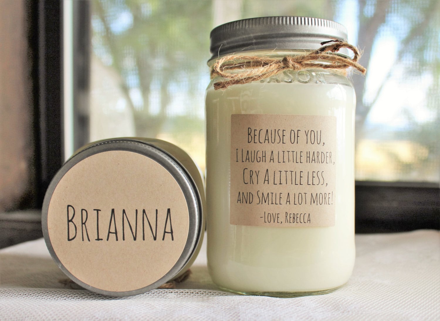 Personalized Candle / Best Friend Candle / Gift for Friend