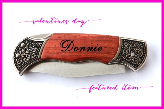 Valentines Day Gifts For Him Personalized Knife Men