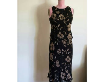 1990s Jones New York two piece skirt and top set