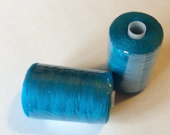 Sewing thread, 500yds or 407m, teal