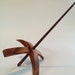 Turkish Drop Spindle large Canary