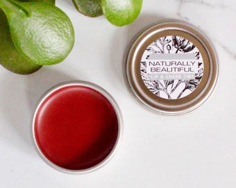 Natural Lip Tint - Organic - Lip Balm -Lip Tint - Natural Skin Care - Lip and Cheek Tint - Gift - Lip Balm - Bridesmaid - Skin Care