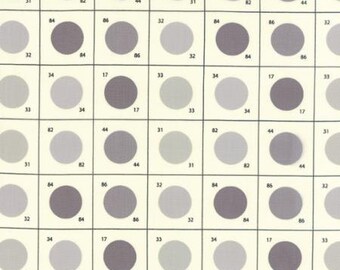 Meow or Never by Erin Michael for Moda - Painter's Palette - Grey - 1/2 Yard Cotton Quilt Fabric 1016