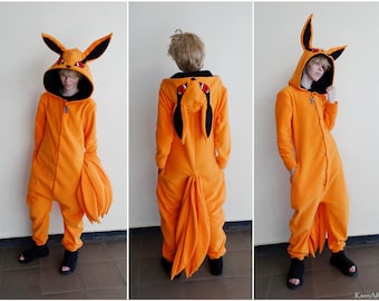 RESERVED for Andy ~ Kurama Kigu~ Kyuubi Tailed Beast from Naruto onesie/kigurumi/costume~