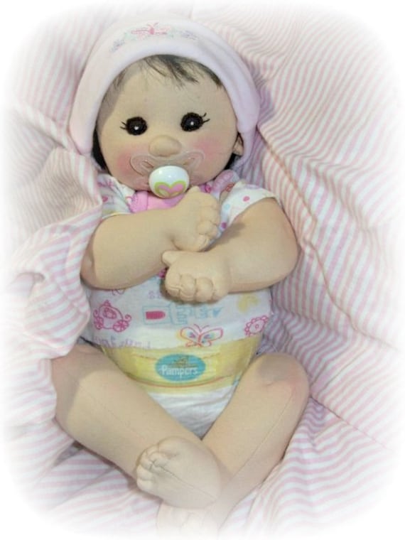 Cloth doll Kit and PDF pattern Cloth doll Kit and PDF pattern