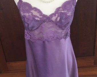 L/ SILK/ Victoria's Secret/ Chemise/Lavender/Purple/Large