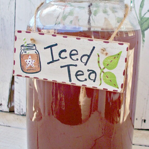 Beverage Dispenser Sign Drink Tags Mason Jar Drink Dispenser