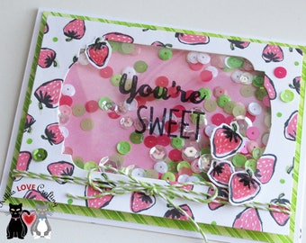 Sweet Strawberries Birthday Card