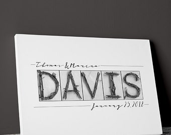 Rustic Wedding Guest Book Alternative Custom Guest Book Rustic Guest Book Wedding Guestbook Alternative Wedding Guest Book