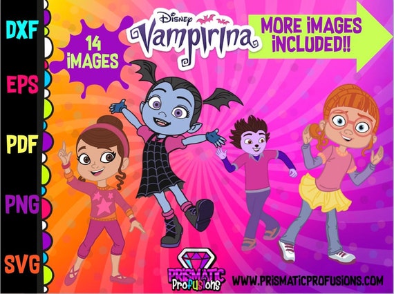 Disney Junior Vampirina Hauntley SVG and Vector Image Clipart