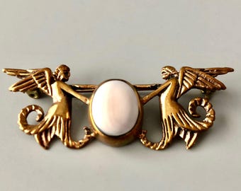 Victorian pinchbeck brooch