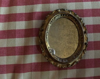 Italian Florentine Wood Gold Ornate Mirror