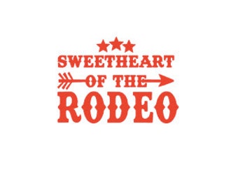 Sweetheart Of The Rodeo Ready to Press Sublimation Transfer