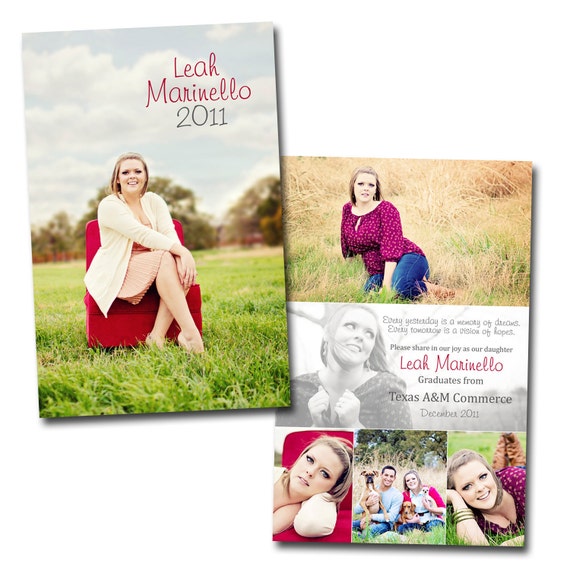 double graduation invitations