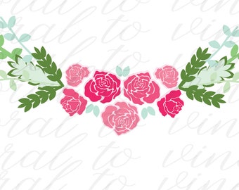 Flower SVG, roses SVG, floral svg, spring floral SVG, floral rose svg, rose svg, floral dxf, flowers svg, flower dxf, rose flower svg, dxf